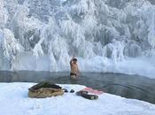 Siberian Cold Bathing Bursting Steam Pipe...