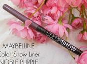 Maybelline Color Show Crayon Kohl Noble Purple Review, Swatch, FOTD