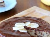 Banana Cake with Chocolate Ganache (GF, Paleo, Vegan)