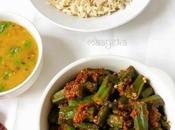 Make Achari Bhindi Spicy Okra