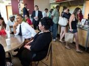 D.C. Fast-food Diners Completely Ignore Obama