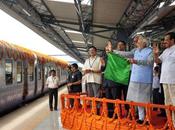 Prime Minister Naredra Modi Flags Train Katra Jammu