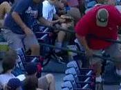 Goes Head Over Heels Trying Foul Ball