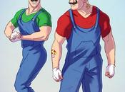 Game Characters Grown Super Buffed Mario Bros., Sonic More