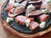 Salmon Pesto Pizza {Gluten Free}