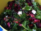 Cranberry, Beet Kale Salad Feta