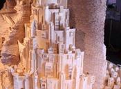 Here’s Minas Tirith, Made Toothpicks