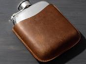Alcoholic With Style Leather Flask Case