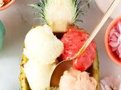 Pineapple Boat with Sorbet