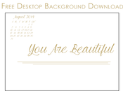 Free Desktop Background Download: August