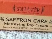 Sattvik Organics Saffron Care Mattifying Cream Review