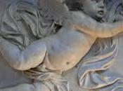 'Dangerous' Half-naked Flying Putto, with Sword Russian J...