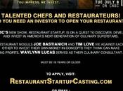 Casting Call: Love Seeks Restaurants Compete Show Restaurant Startups