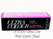AVON Ultra Color Bold Lipstick Rapid Rose Swatches