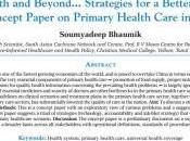 Health Beyond… Strategies Better India: Concept Paper Primary Care India