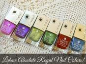 Lakme Absolute Royal Nails Swatches, NOTD