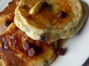 Chocolate Chip Pancakes with Buttermilk Syrup