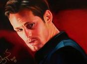 Auction Alexander Skarsgård Painting Kristin Bauer